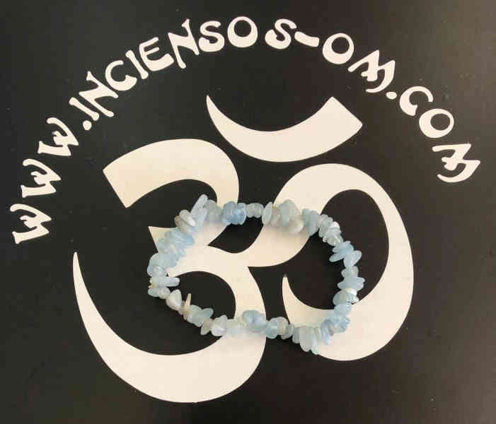 Pulsera chip Aguamarina